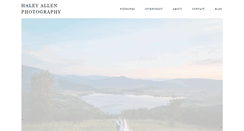 Desktop Screenshot of blog.haleyallenphoto.com